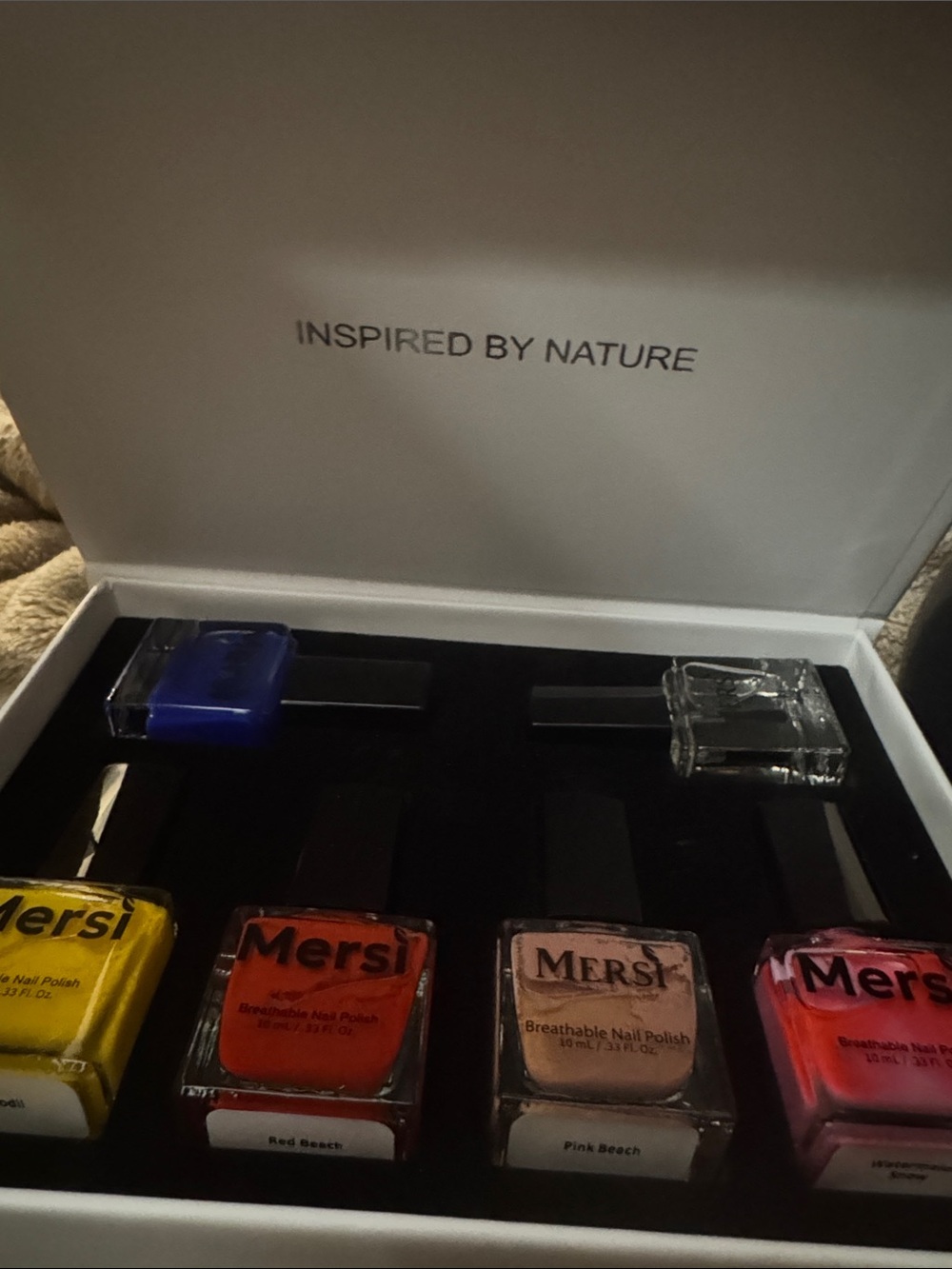 Women Makeup Breathable Nail Polish Set - Pink Beach & Assorted Colors